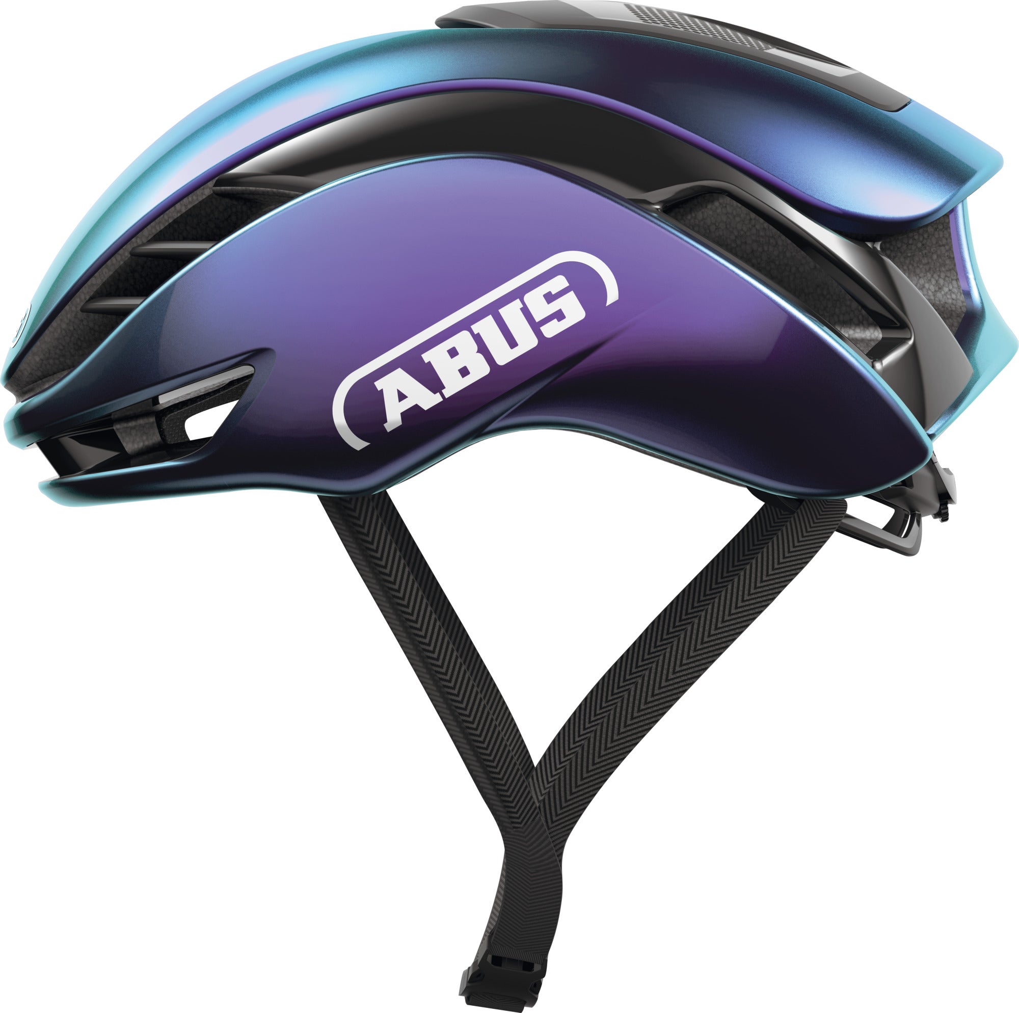 ABUS GameChanger 2.0 Road Aero Elite Helmet in Flip Flop Purple (Made in Italy)