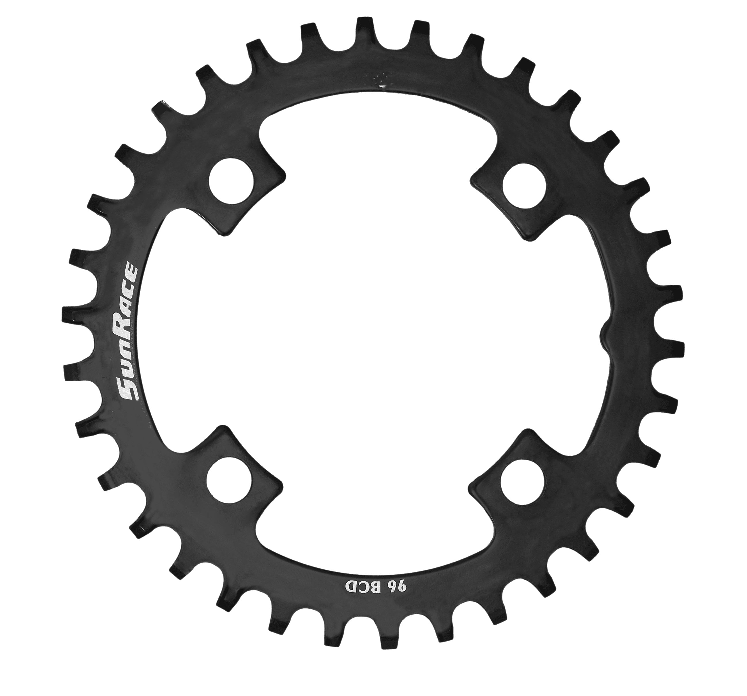 SunRace CRMS66 - 64BCD Chainring 22T Steel in Black