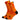 Sox Footwear Slight Orange Minimalist Premium Crew Socks