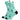 Sox Footwear Slight Turquoise Minimalist Premium Crew Socks