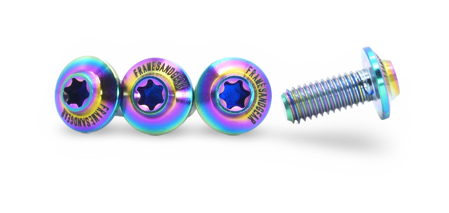 Titanium Bottle Cage Bolts M5 x 14