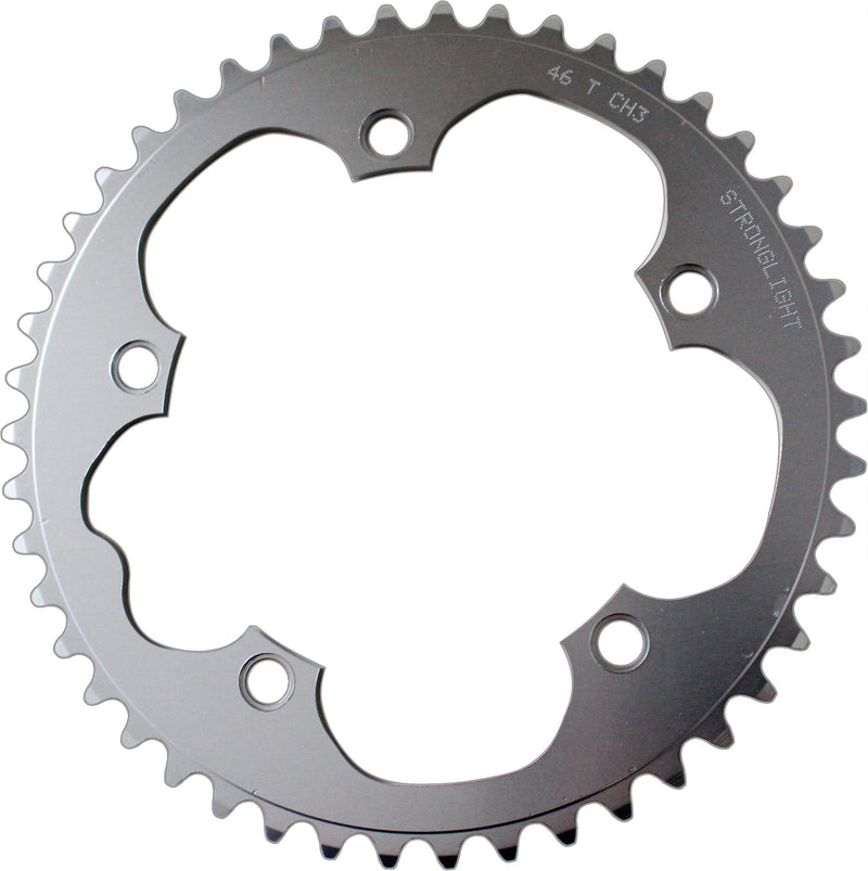 5-Arm 130mm Chainring Track Silver Stronglight