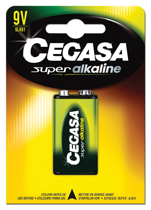 Cegasa Super Alkaline PP3 9V - 1 Battery