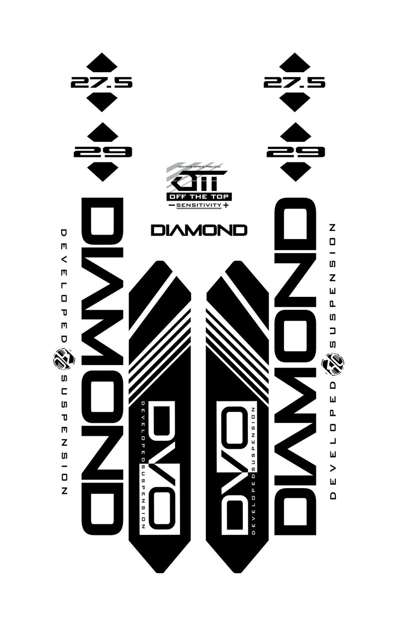 DVO Decal Set 27.5" Diamond