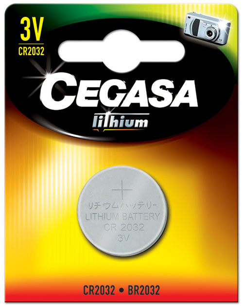 Cegasa Lithium 2032 Battery - 1 Battery