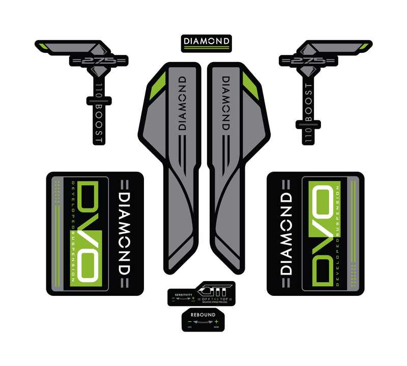 DVO Decal Set Diamond Boost, Beryl