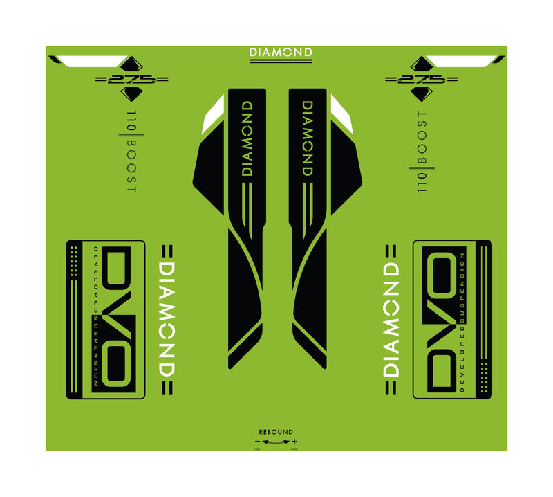 DVO Decal Set Diamond Boost, Beryl