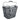 Oxford Black Mesh Basket With Hanger
