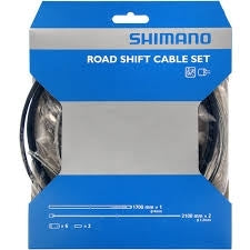 Shimano Road Gear Cableset Steel Inner with Lined Polymer Outer Black