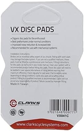 Clarks VX841C / VRX841C Avid Elixir 1, 3, 5, 7, Elixir R, Elixir CR, SRAM XX, X0 Disc Pads