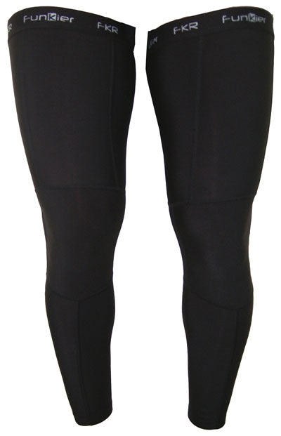 Funkier Garray LW03 Winter Thermal Leg Warmers in Black