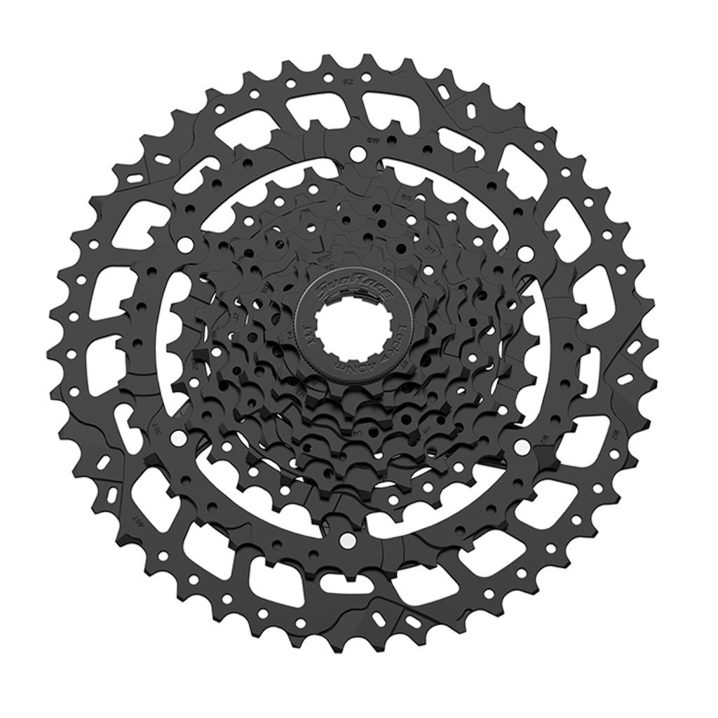 SunRace CSU980 LinkGlide-Cues 9 Speed Cassette 11-42T in Black