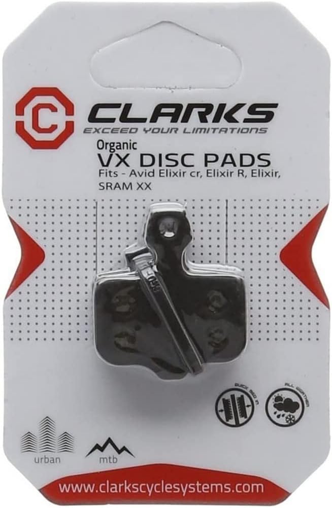 Clarks VX841C / VRX841C Avid Elixir 1, 3, 5, 7, Elixir R, Elixir CR, SRAM XX, X0 Disc Pads