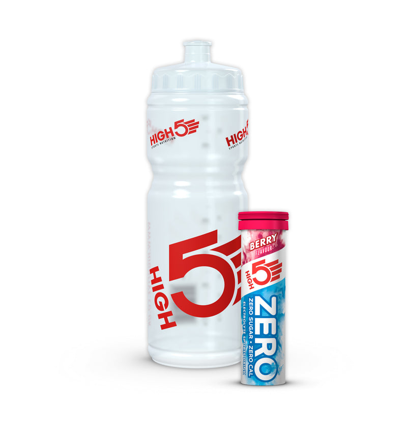 High5 Drinks Bottle 750ml + 10x ZERO Tabs OL Pack