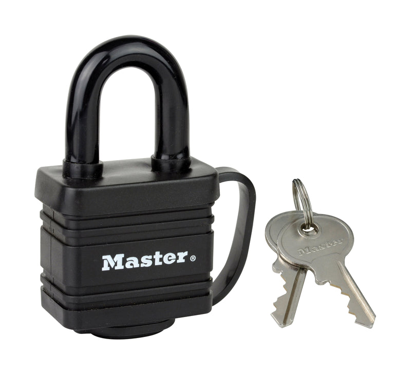 Master Lock Laminated Padlock 30mm [7804] Black