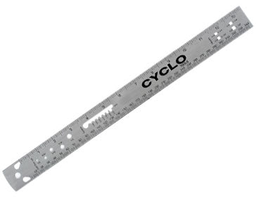 Cyclo 'Advanced' Stainless Steel Spoke Ruler