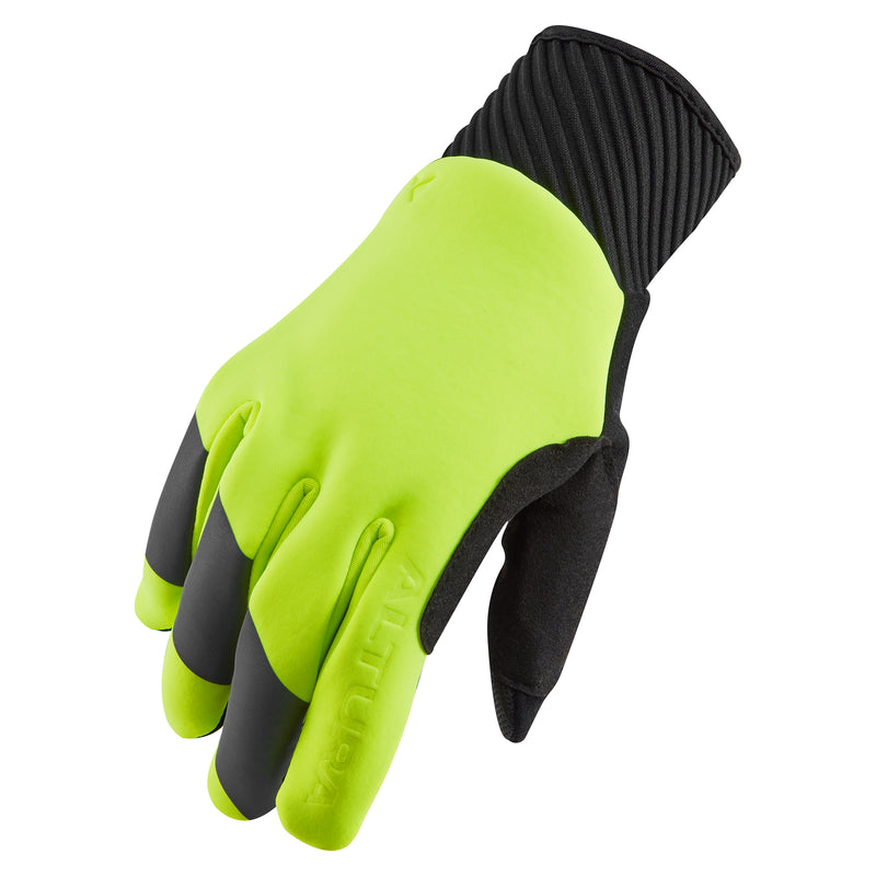 ALTURA NIGHTVISION UNISEX WINDPROOF CYCLING GLOVES 2021: YELLOW XS