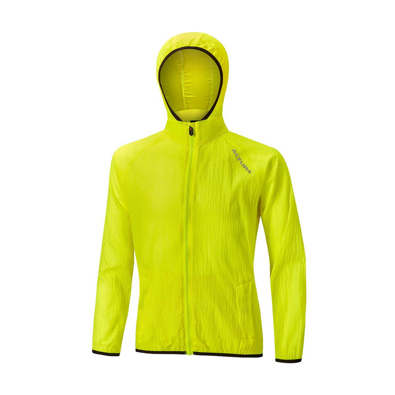 ALTURA KIDS AIRSTREAM CYCLING JACKET 2019: YELLOW 5-6 YEARS