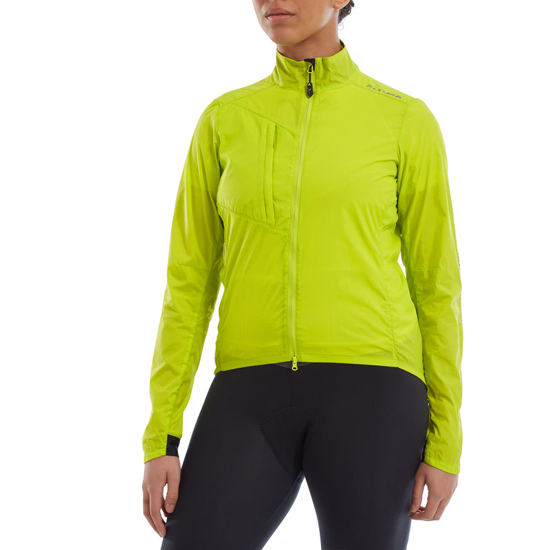 ALTURA AIRSTREAM WOMEN'S WINDPROOF JACKET 2022: LIME 16