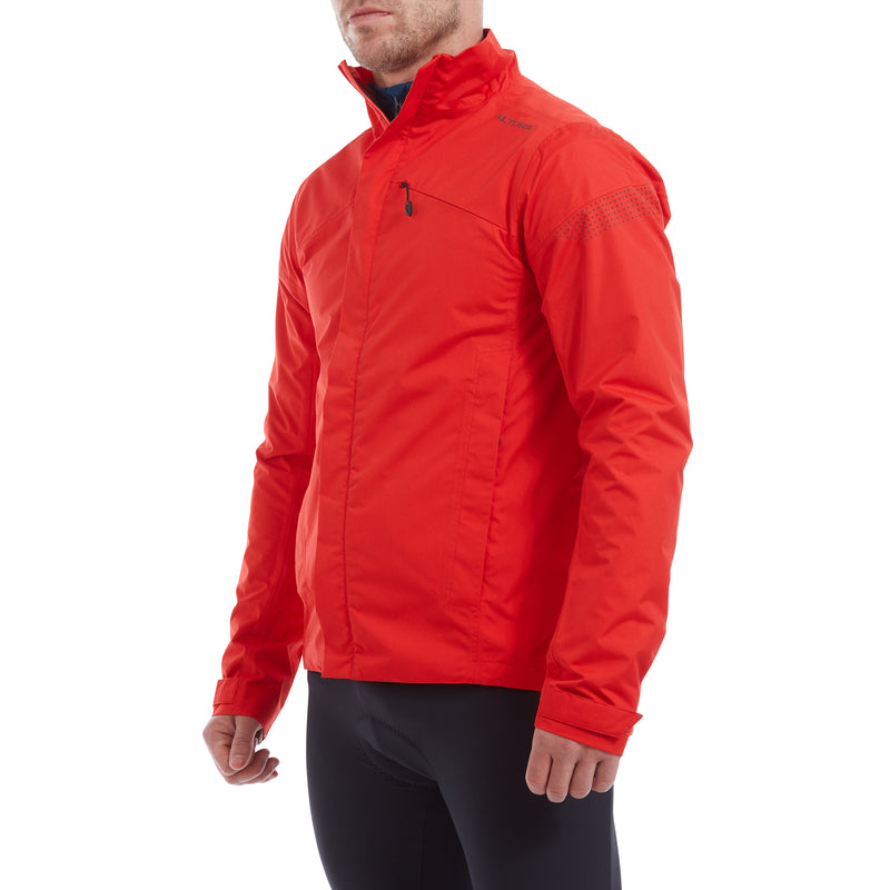 ALTURA NIGHTVISION NEVIS MEN'S WATERPROOF CYCLING JACKET 2021: RED 3XL