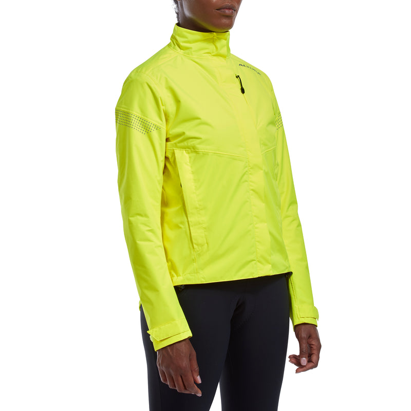 ALTURA NIGHTVISION NEVIS WOMEN'S WATERPROOF CYCLING JACKET 2021: YELLOW 12