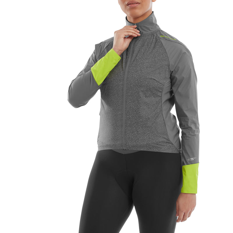 ALTURA ICON WOMEN'S ROCKET PACKABLE CYCLING JACKET  2022: CHARCOAL 10