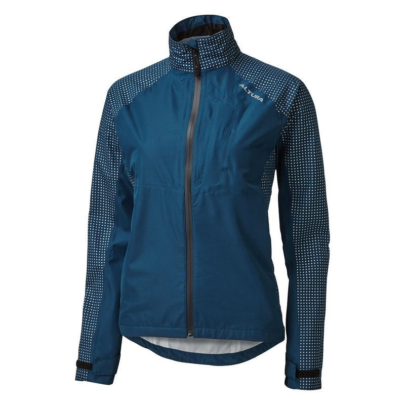 ALTURA NIGHTVISION STORM WOMEN'S WATERPROOF CYCLING JACKET 2020: NAVY 8