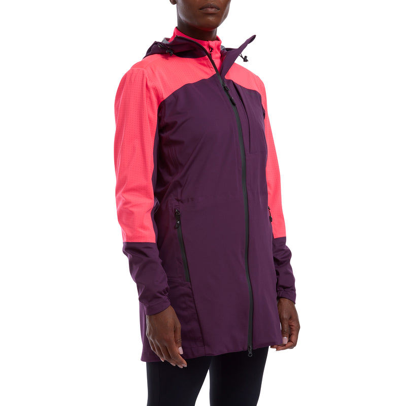 ALTURA NIGHTVISION ZEPHYR WOMEN'S THERMAL CYCLING JACKET 2021: PURPLE/PINK 16