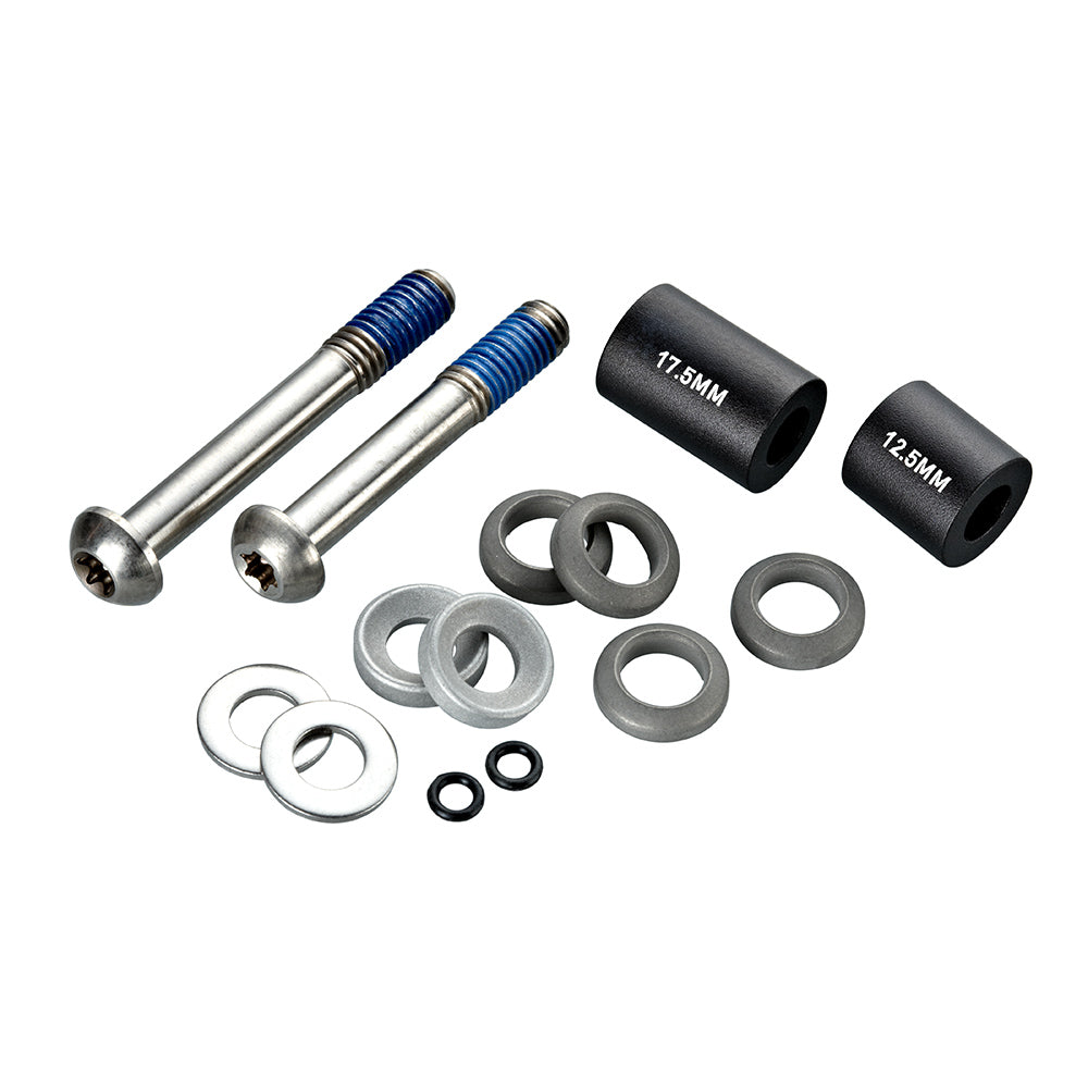 AVID POST SPACER SET XX - 20 S - FRONT 180/REAR 160 - CPS (INC. TI CALIPER MOUNTING BOLTS)