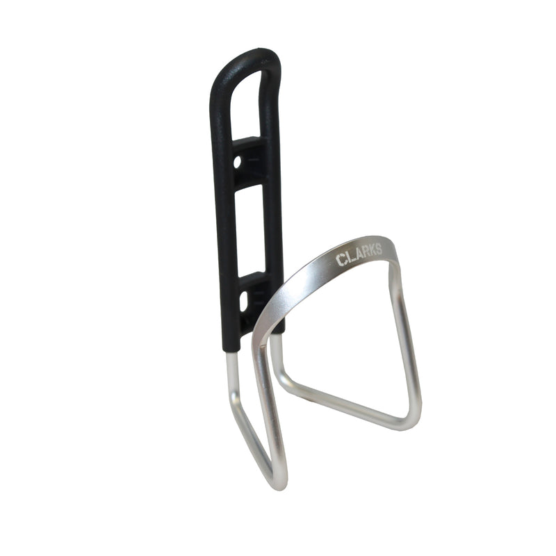 CLARKS ALLOY BOTTLE CAGE W/BOLTS SILVER