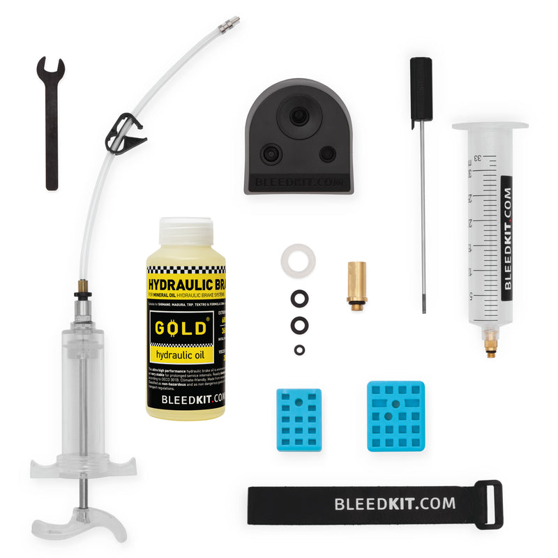 BLEEDKIT SHIMANO WORKSHOP GOLD (INC FLUID)