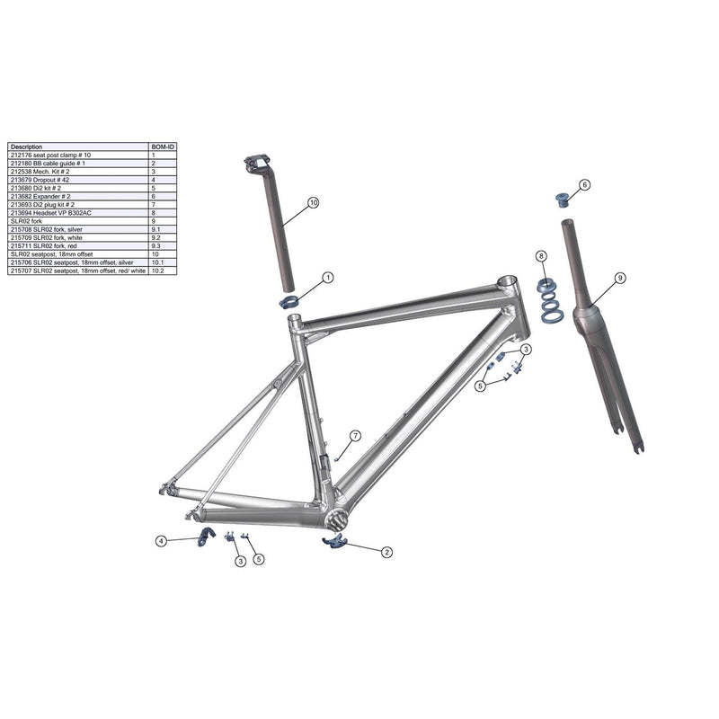 BMC SPARE - HEADSET VP B302AC (1 PIECE)