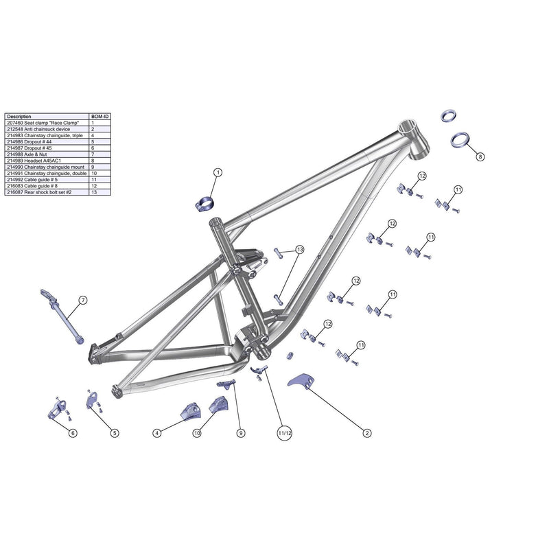 BMC SPARE - CABLE GUIDE