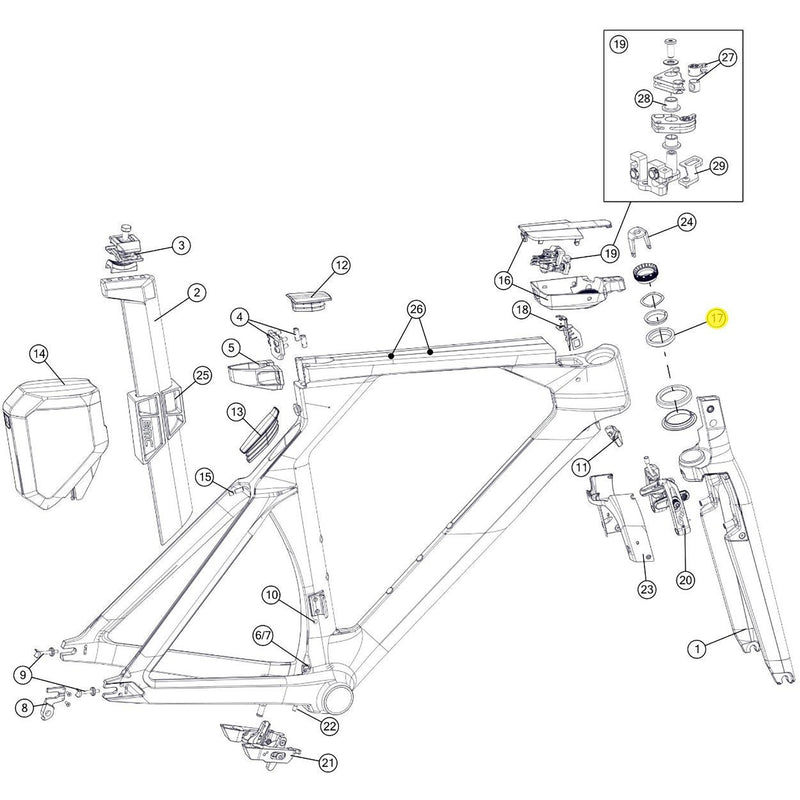 BMC SPARE - TM01 HEADSET (1 PIECE)