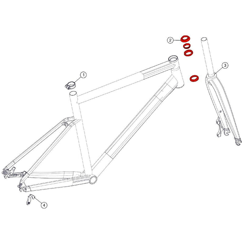 BMC SPARE - HEADSET FSA NO.8 (1 PIECE)