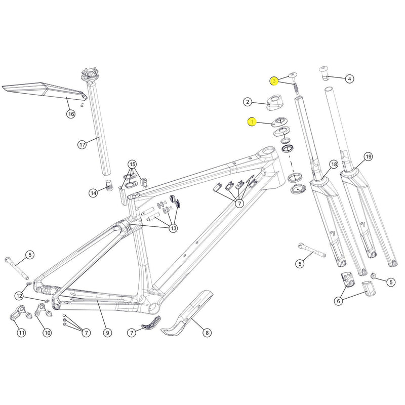 BMC SPARE - HEADSET URS (1 PIECE)