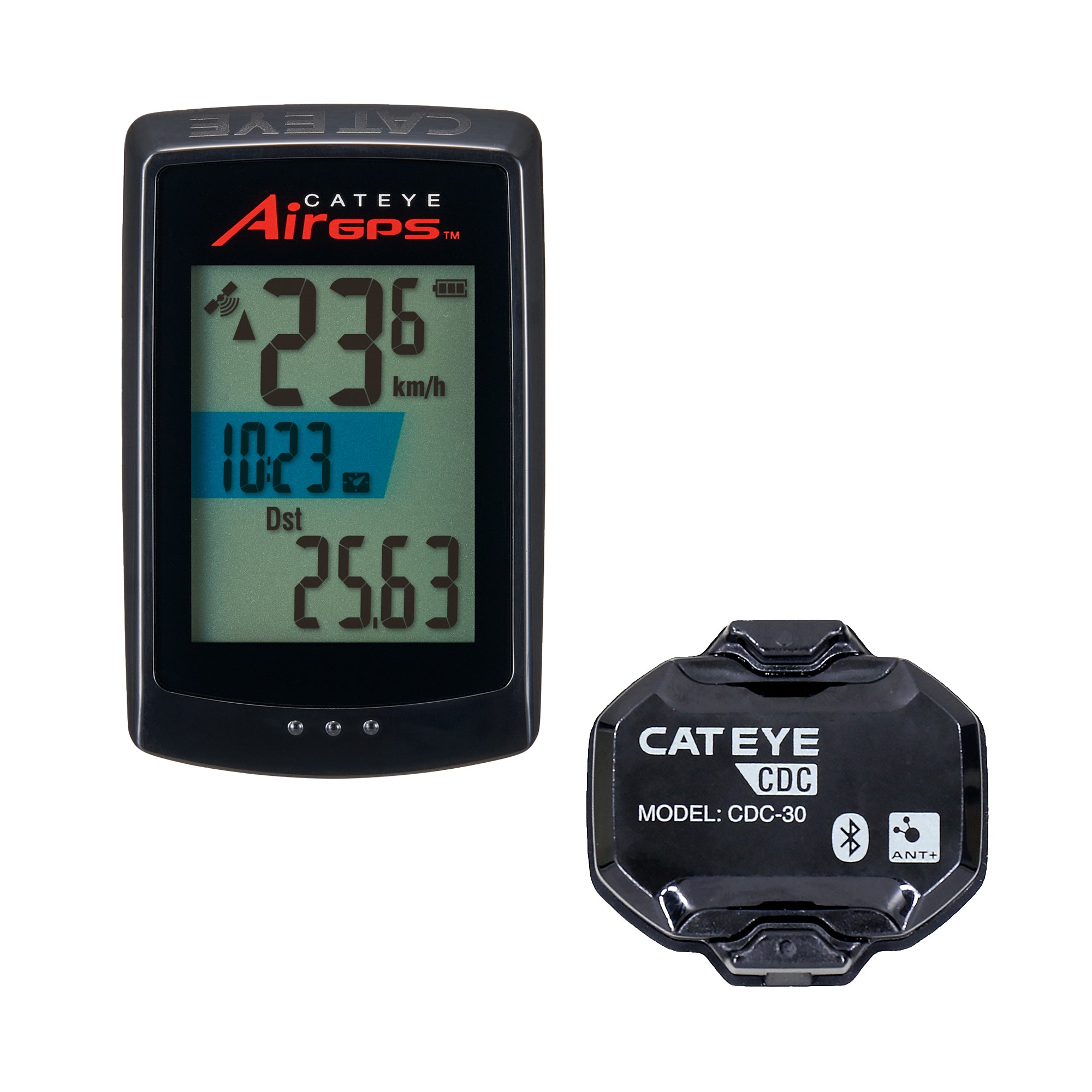 CATEYE AIR GPS CYCLE COMPUTER WITH CADENCE SENSOR