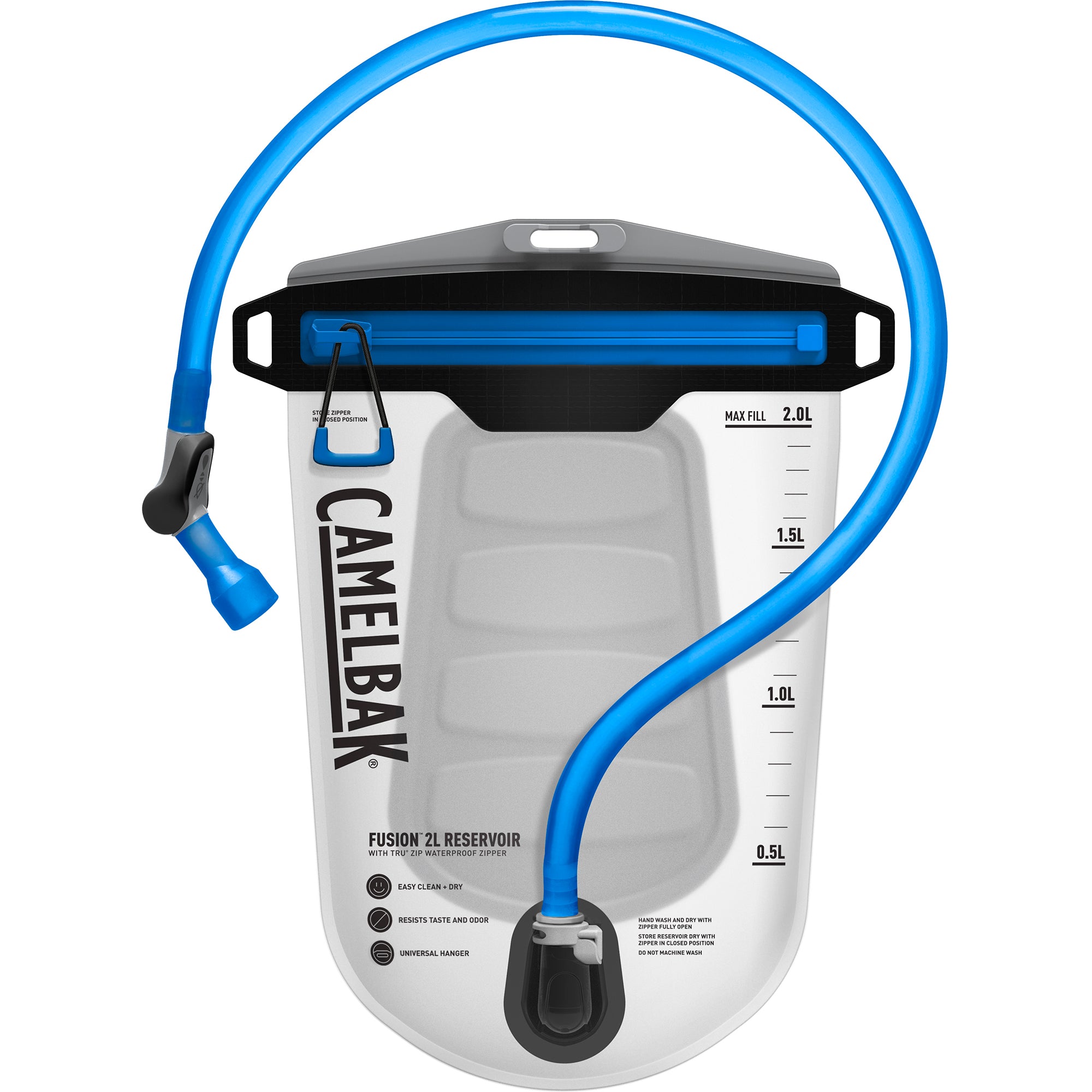 CAMELBAK FUSION 2L RESERVOIR WITH TRU ZIP WATERPROOF ZIPPER