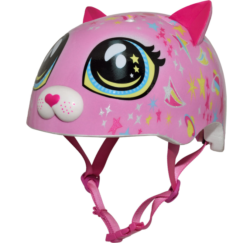 C-PREME RASKULLZ TODDLER HELMET (3+ YEARS) - ASTRO CAT PINK