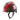 C-PREME RASKULLZ FS (FIT SYSTEM) CHILD HELMET (5+ YEARS) - SKULL HAWK RED