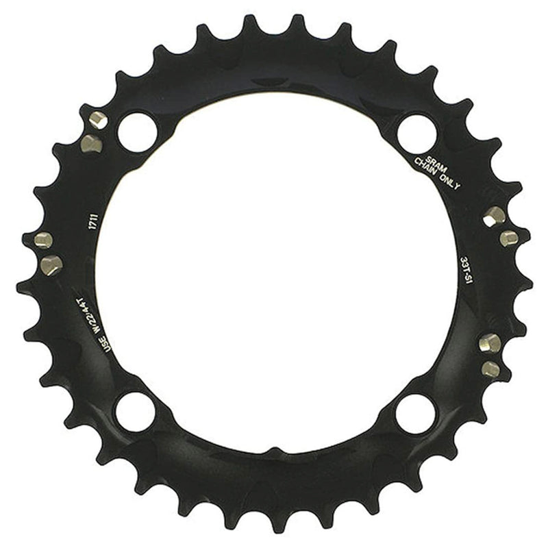 SRAM SPARE - CHAIN RING MTB 42T 120 S2 AL6 LONG PIN GXP CNC 2X10 BLAST BLACK