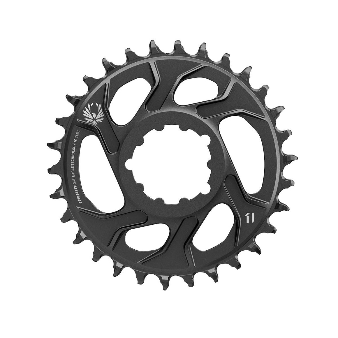 SRAM Chain Ring X-Sync 2 Direct Mount 6mm Offset Cold Forged Aluminum ...