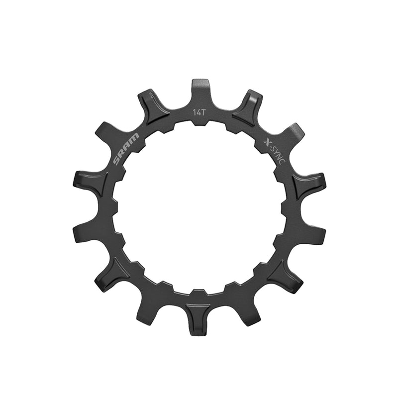 SRAM CHAIN RING X-SYNC SPROCKET FOR BOSCH MOTORS 14T STRAIGHT STEEL BLACK