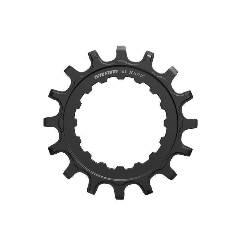 SRAM CHAIN RING X-SYNC SPROCKET FOR BOSCH MOTORS 16T STRAIGHT STEEL BLACK