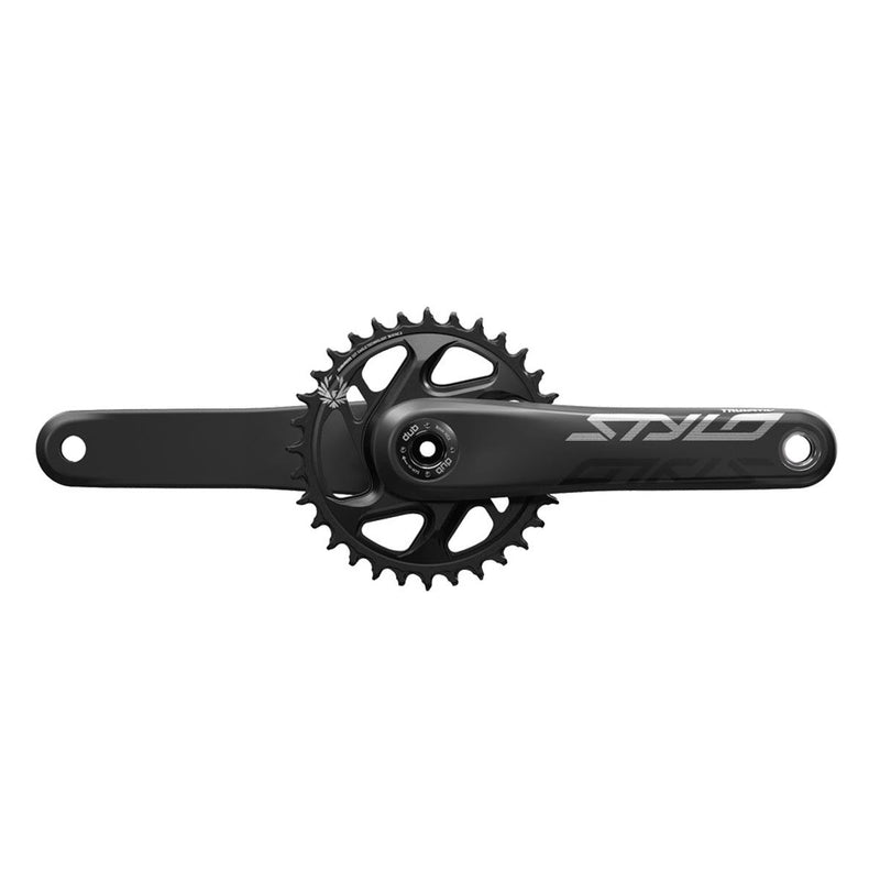 TRUVATIV CRANK STYLO CARBON EAGLE BOOST 148 DUB 12S 175 W DIRECT MOUNT 32T X-SYNC 2 CHAINRING BLACK (DUB CUPS/BEARINGS NOT INCLUDED)