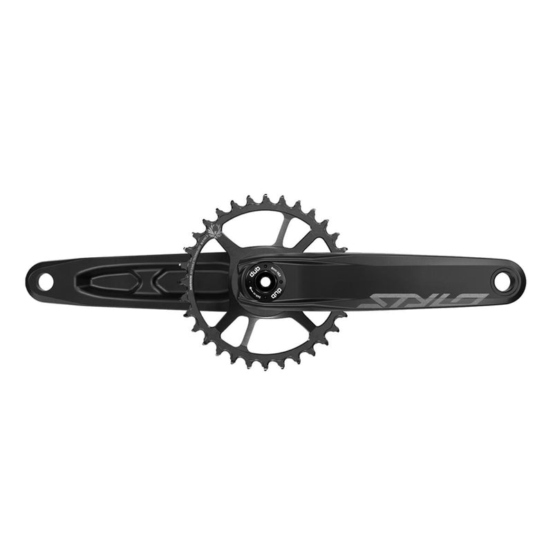 TRUVATIV CRANK STYLO 6K ALUMINUM EAGLE DUB 12S 175 W DIRECTMOUNT 32T X-SYNC 2 CHAINRING BLACK (DUB CUPS/BEARINGS NOT INCLUDED)