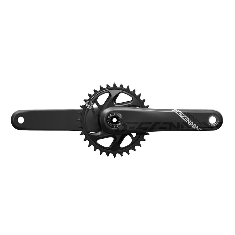 TRUVATIV CRANK DESCENDANT CARBON EAGLE BOOST 148 DUB 12S 175W DIRECT MOUNT 32T X-SYNC 2 CHAINRING BLACK (DUB CUPS/BEARINGS NOT INCLUDED)