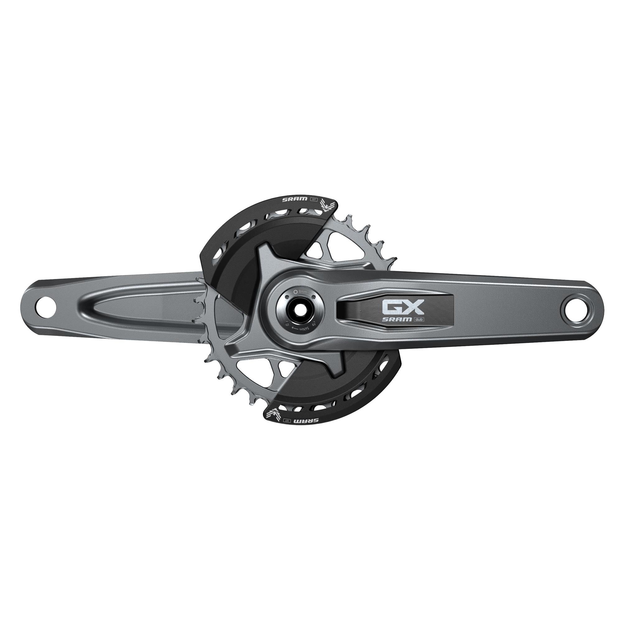 SRAM CRANKSET GX EAGLE Q174 55MM CHAINLINE DUB MTB WIDE DARK POLAR 2-GUARDS 32T T-TYPE (BB NOT INCLUDED)