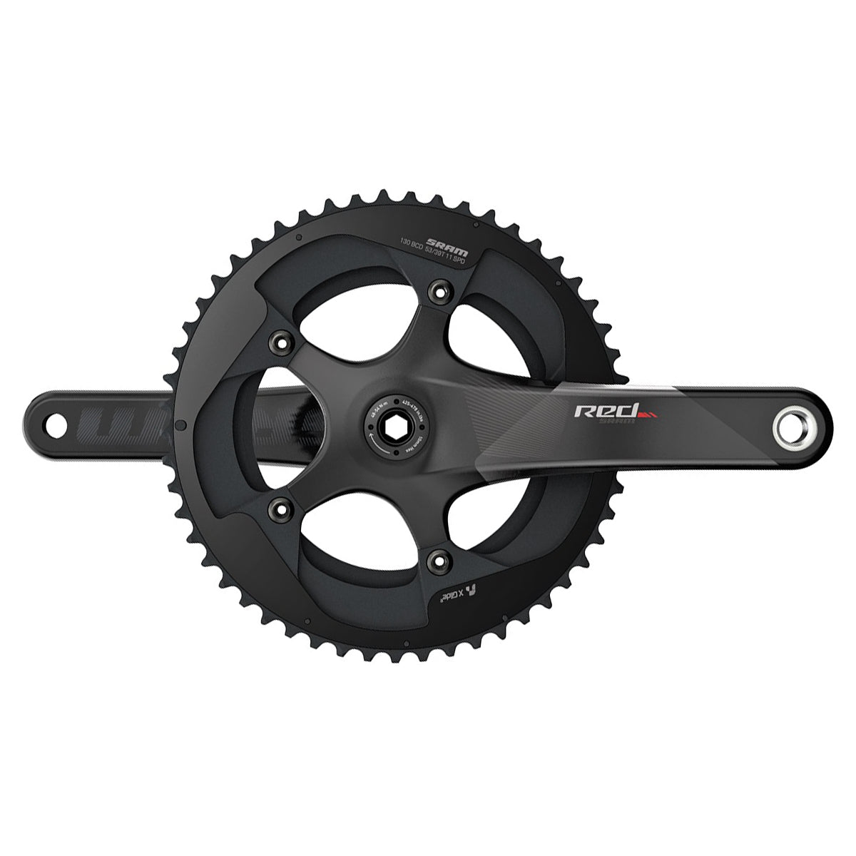 SRAM CRANK SET RED GXP 172.5 53-39 YAW GXP CUPS NOT INCLUDED C2