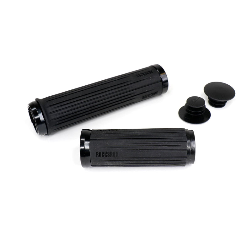 ROCKSHOX GRIPS FOR TWISTLOC 77/125MM TEXTURED GRIPS (INCLUDES BLACK CLAMPS, END PLUGS) - TWISTLOC BASE B1+ (2023+)